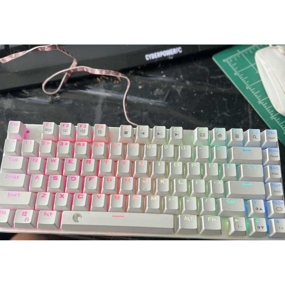 HUO JI E-YOOSO Rainbow Backlit Super Scholar-Z-88 Gaming Keyboard
